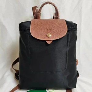 Longchamp Le Pliage Backpack In Black